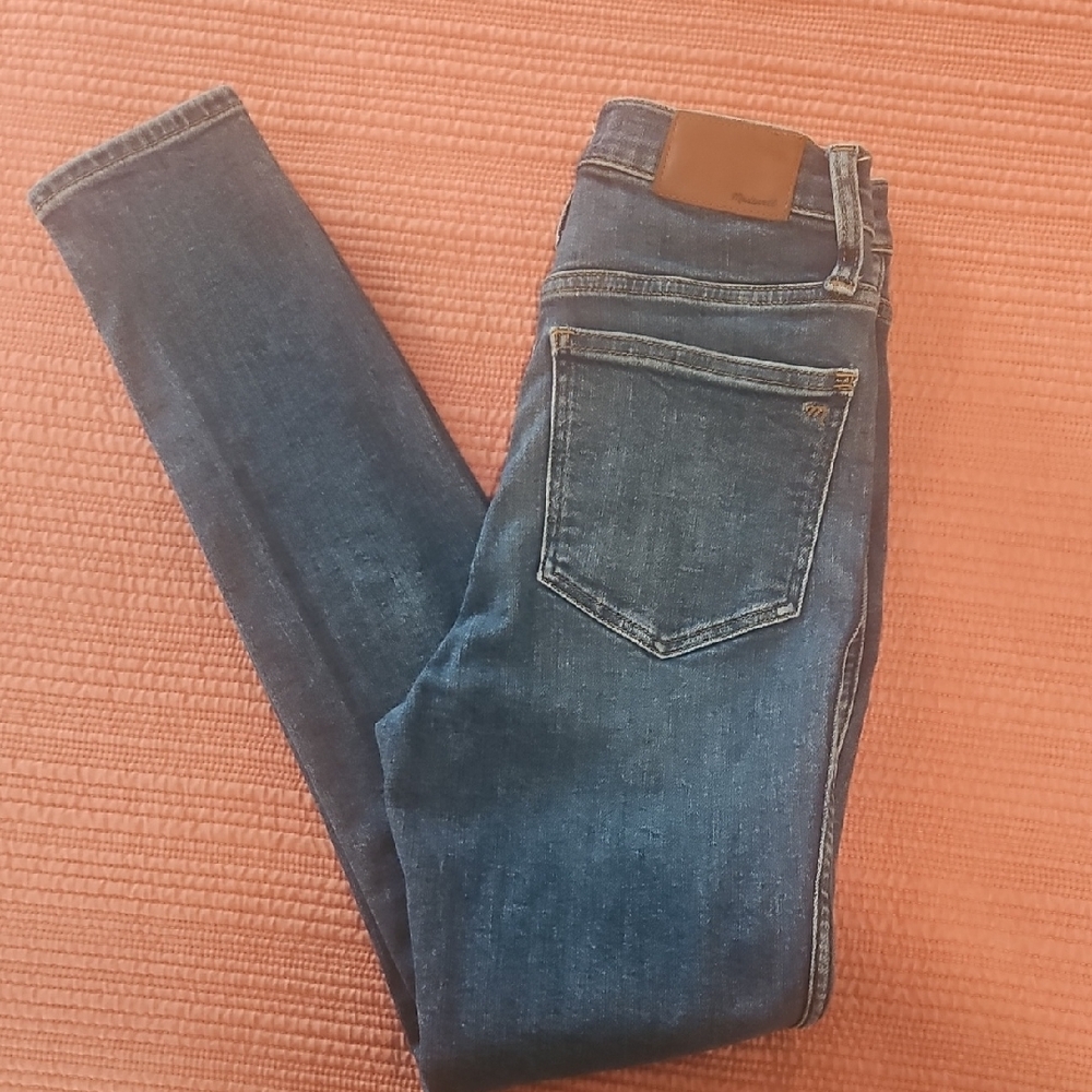 Madewell Dark Blue Skinny Jeans